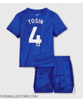 Günstige Chelsea Tosin Adarabioyo #4 Heimtrikotsatz Kinder 2025-26 Kurzarm (+ Kurze Hosen)